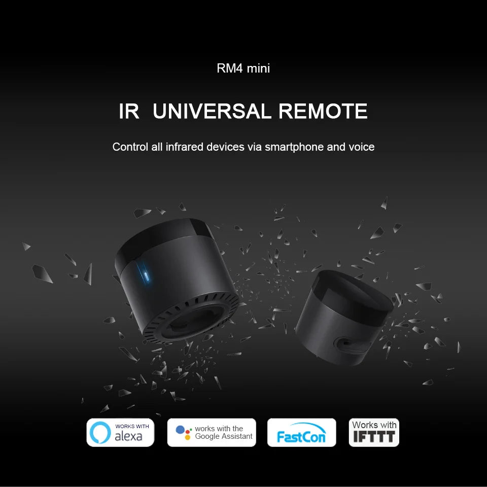 Broadlink RM4 Mini Smart Remote Control for Home Automation - Smarsty