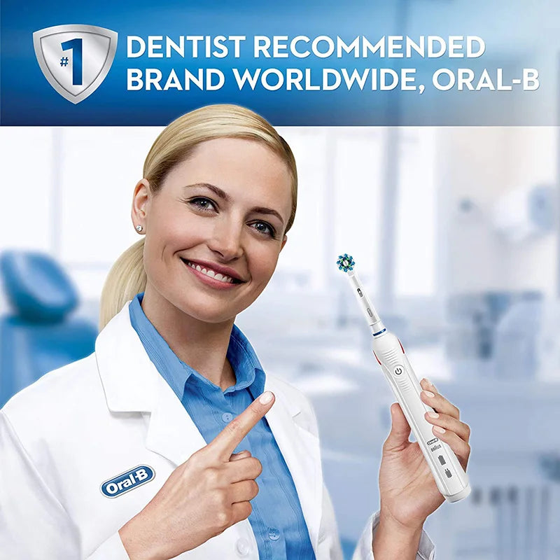 Oral B Electric Toothbrush Pro 4000 with Pressure Sensor - Smarsty