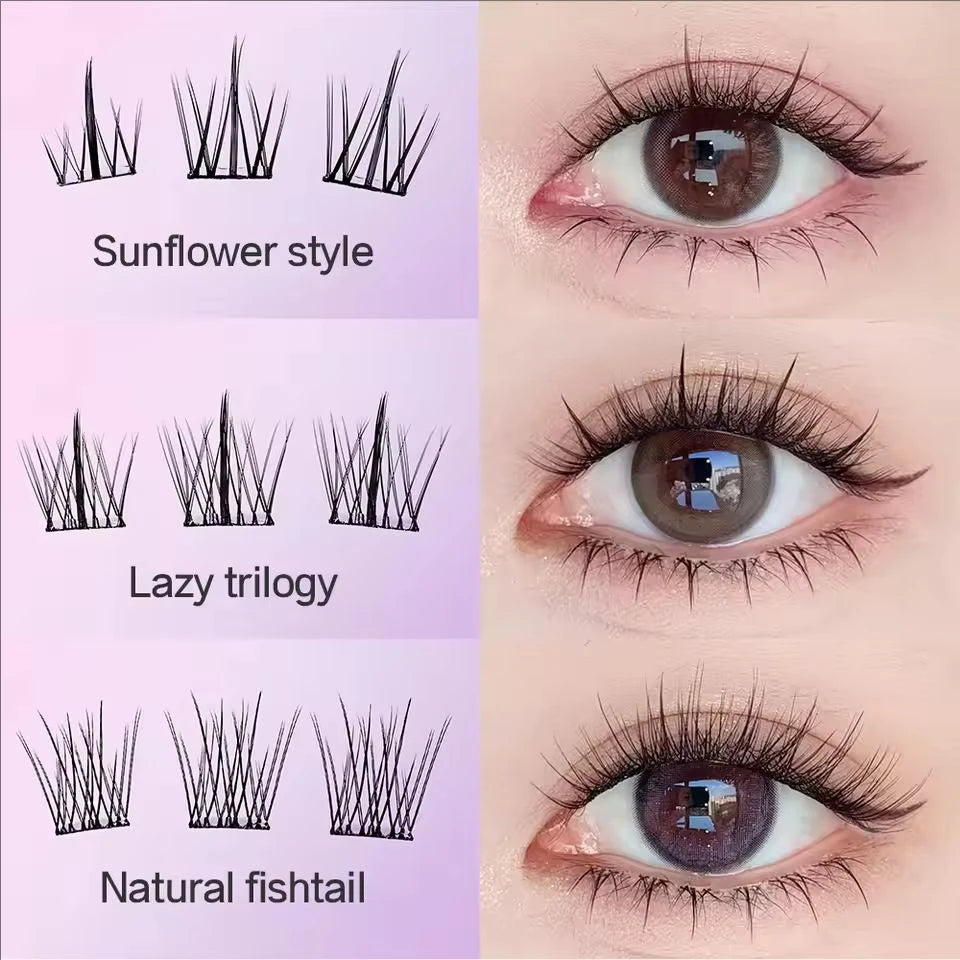 Miaojie No-Glue False Eyelashes for Easy Application - Smarsty