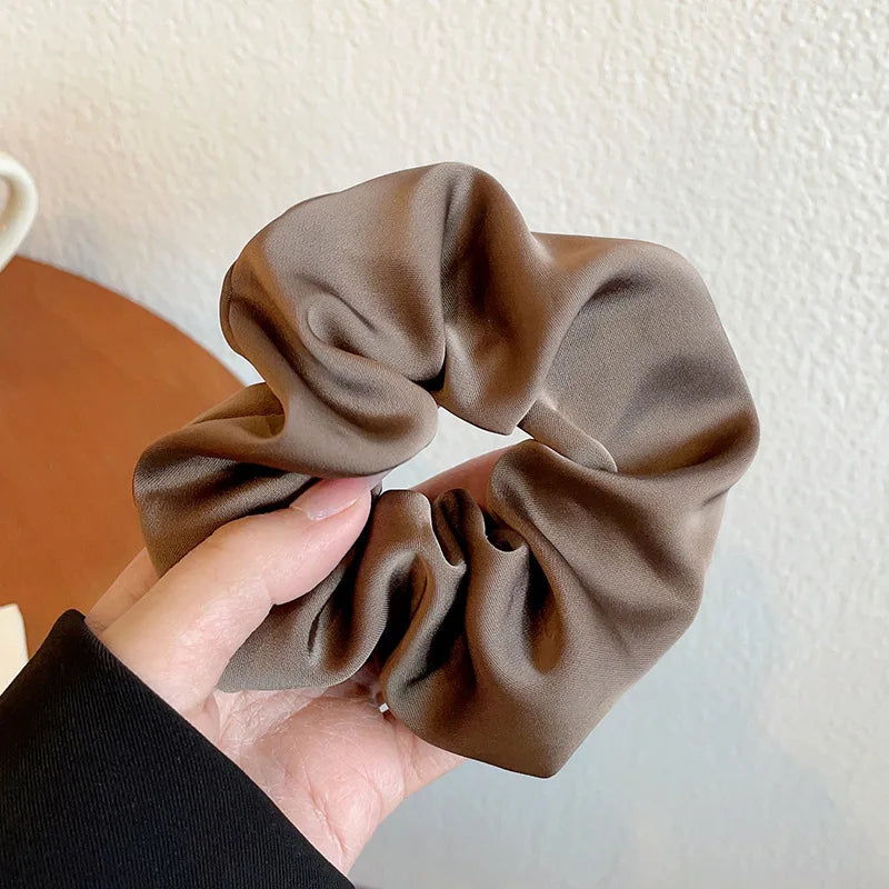 Satin Scrunchies Hair Accessories Gentle Soft Hold Premium - Smarsty