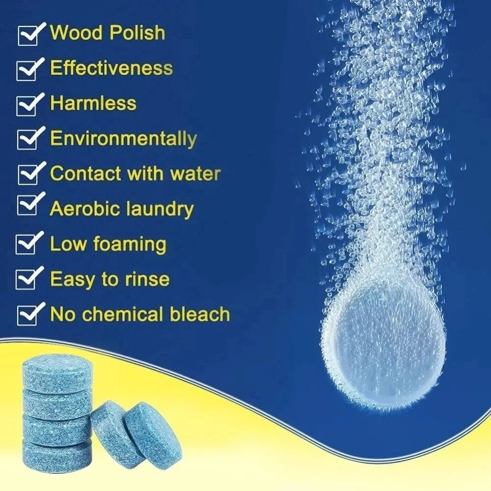 Effervescent Solid Windshield Cleaner Tablet For Glass - Smarsty
