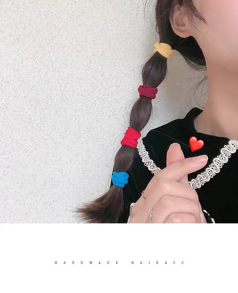 High Elastic Hair Bands 20 Pack Thick Durable Ties Set - Smarsty