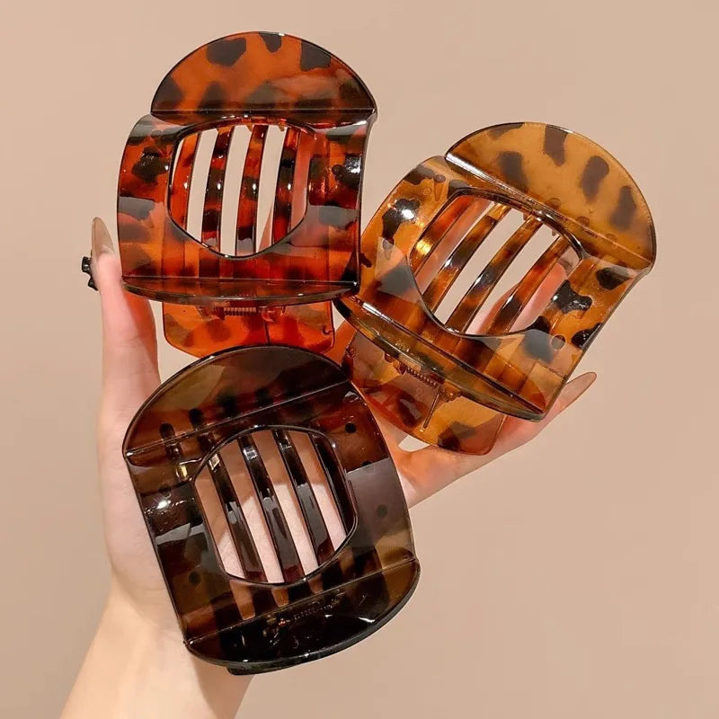 Korean Leopard Acetic Acid Hair Clip for Women - Smarsty