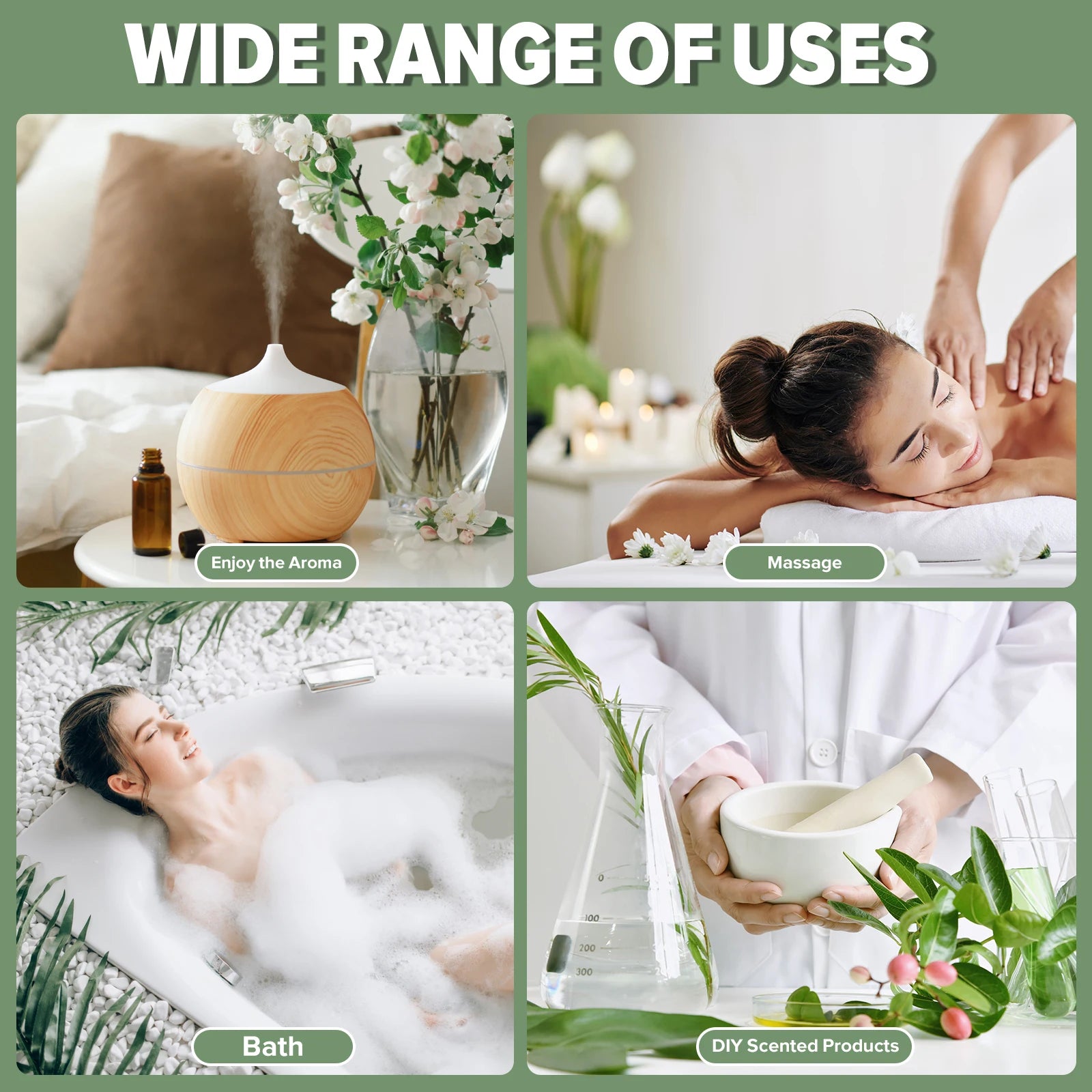 PHATOIL 10ml Fruit Fragrance Oil for Diffusers - Smarsty