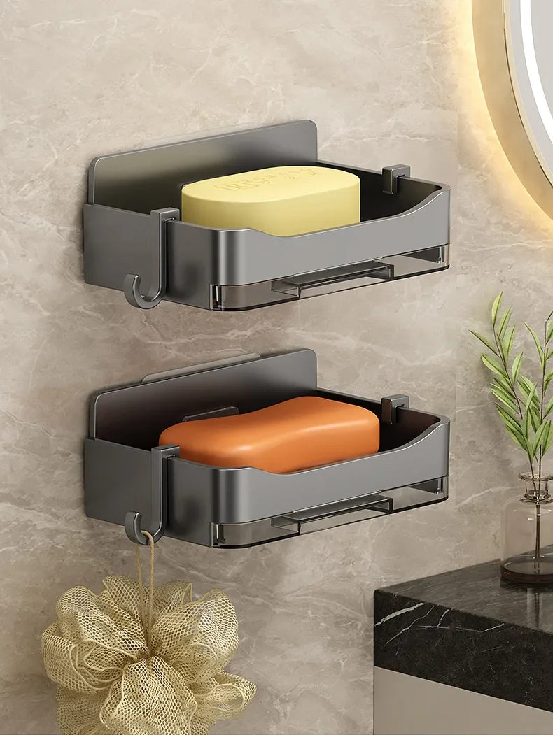 Wall Mounted Soap Holder with Double Drainage Design - Smarsty
