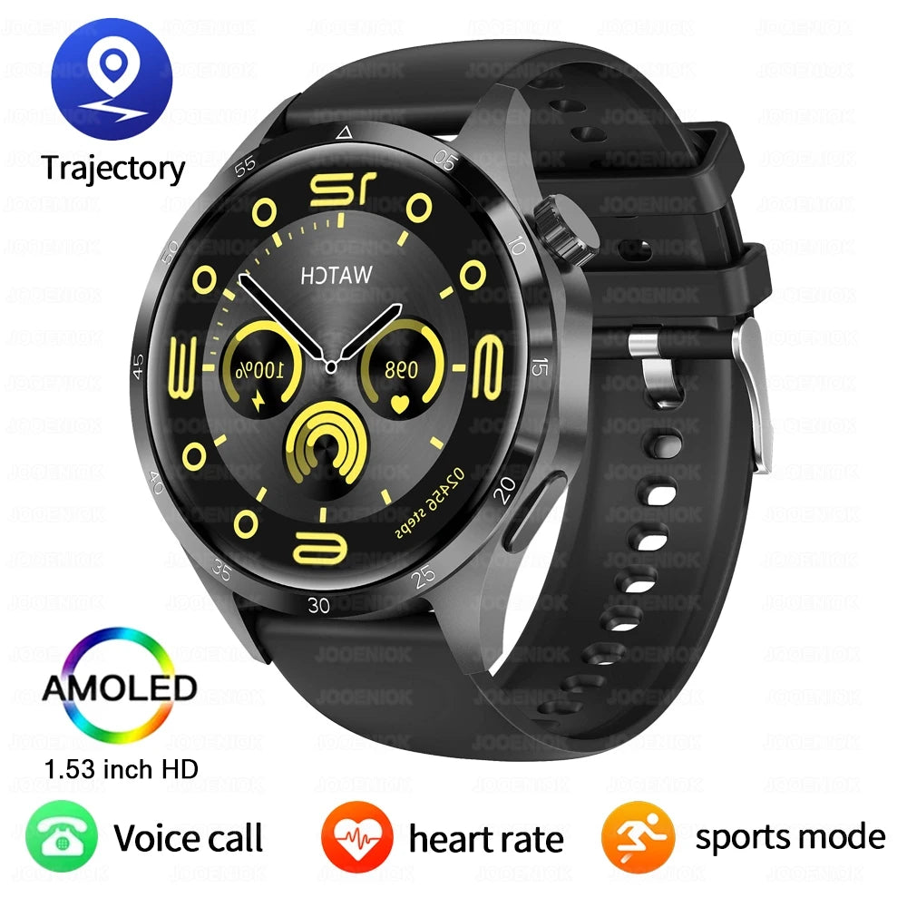 GT5 Pro GPS Smartwatch with AMOLED Screen and Heart Rate Monitoring - Smarsty