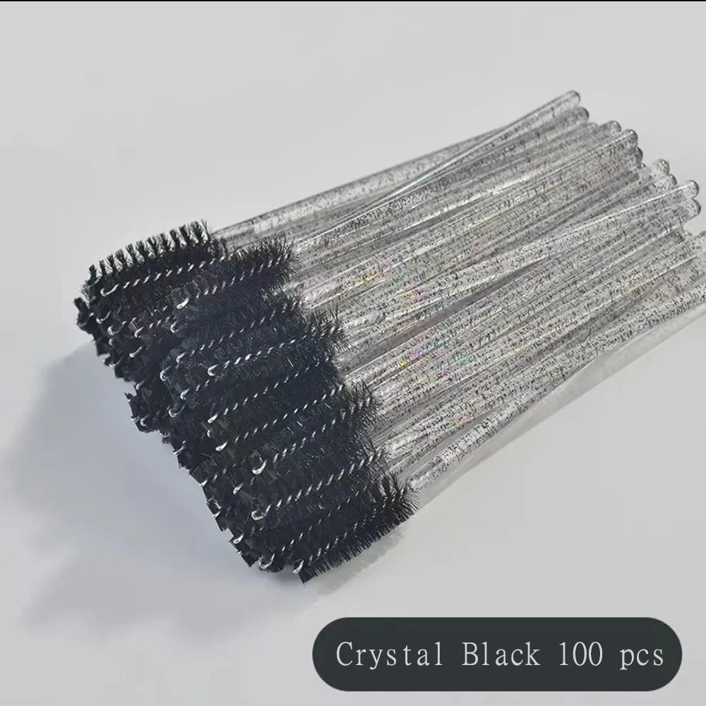 100 Pcs Disposable Eyelash Brushes for Easy Makeup Application - Smarsty