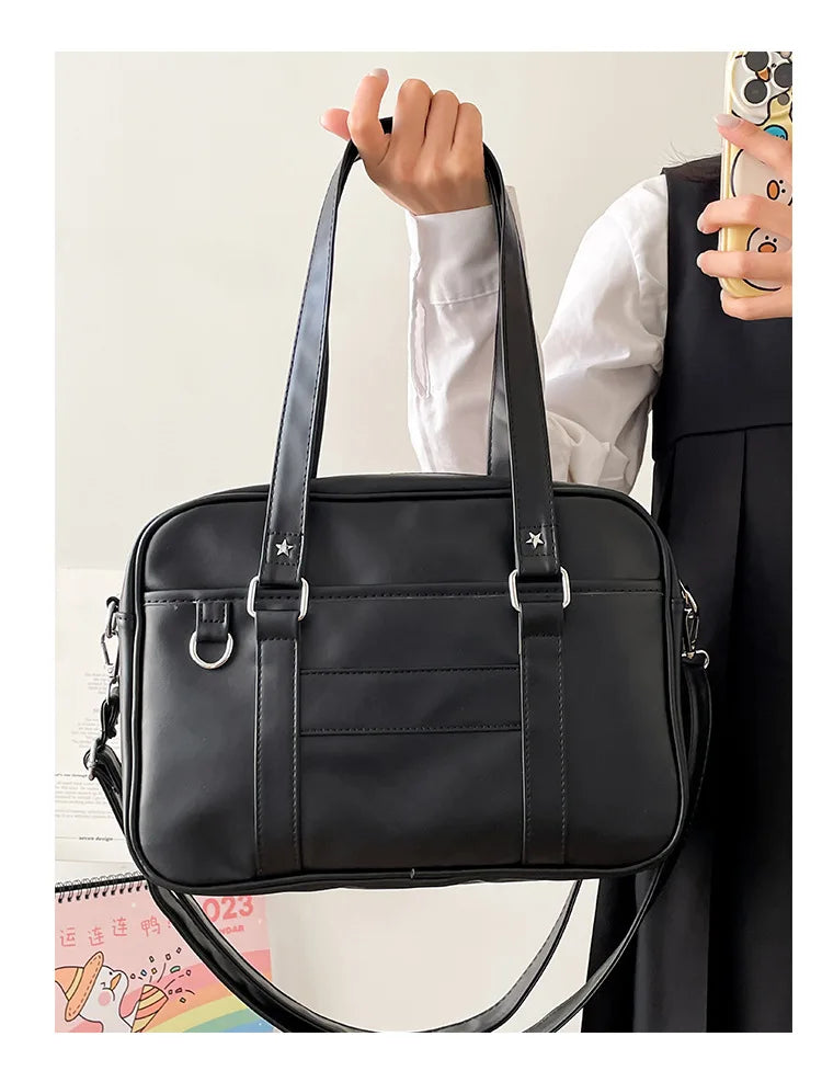Japanese Style JK Bag Women PU Leather Crossbody Bag - Smarsty