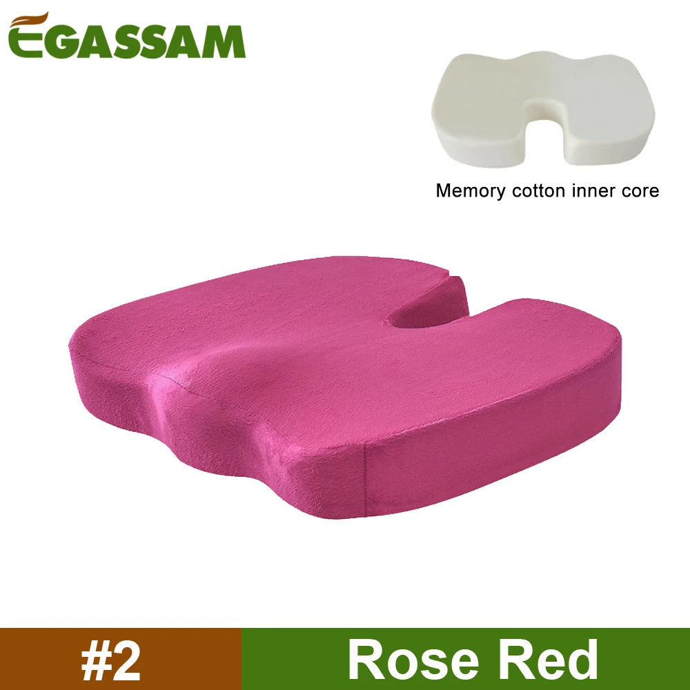 Memory Foam Seat Cushion for Tailbone Pain Relief - Smarsty
