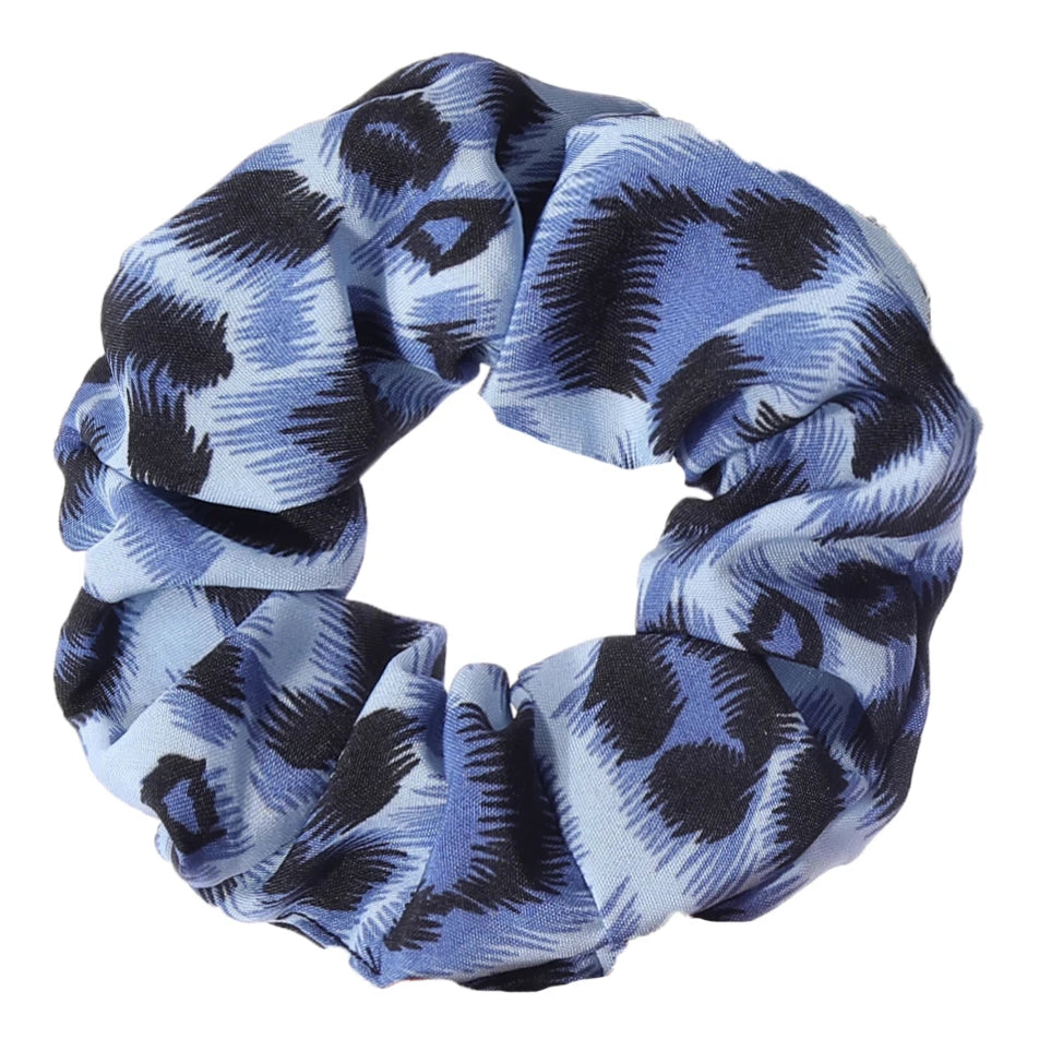Leopard Print Scrunchie High Elastic Hair Tie Elegant - Smarsty