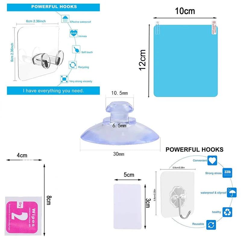 Fogless Acrylic Shower Mirror for Travel and Shaving - Smarsty