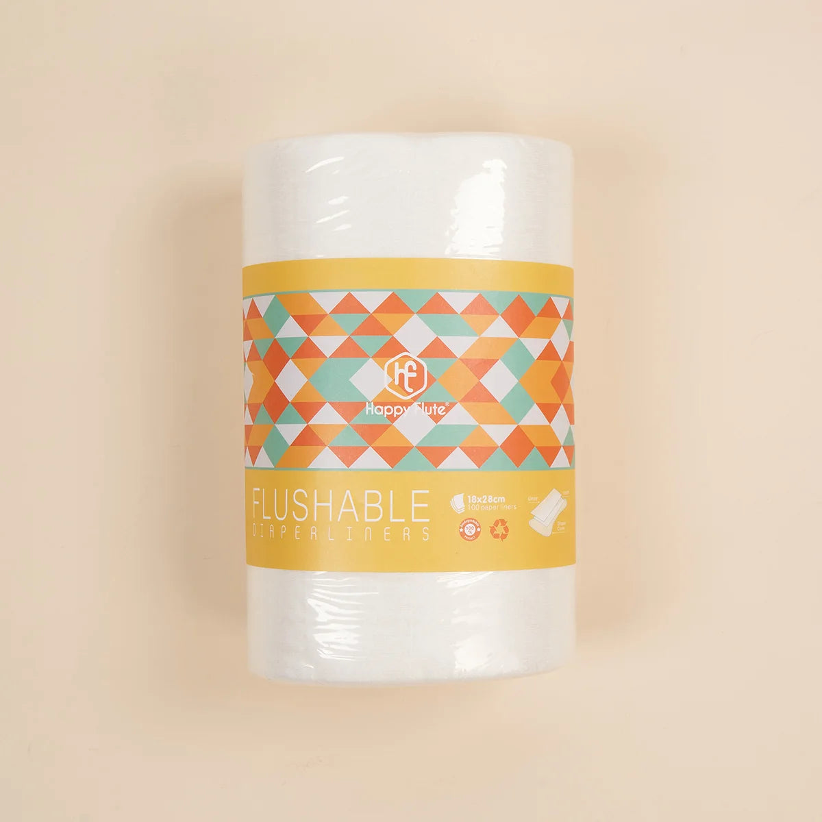 Bamboo Fabric Baby Wipes Biodegradable&Flushable Nappy Liners Cloth Diaper Liners 1 Roll 100Piece