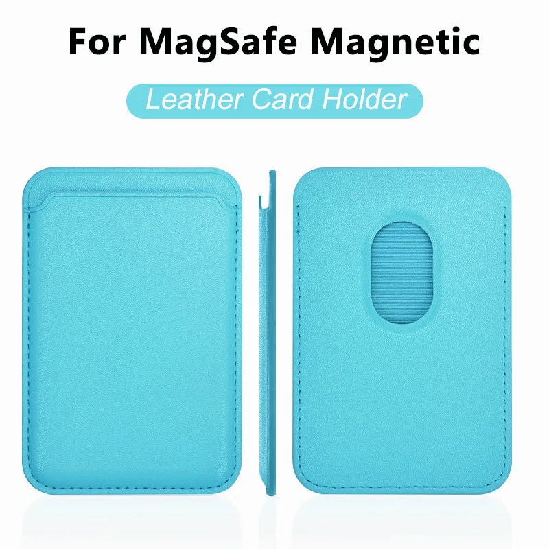 MagSafe Leather Wallet Case With Card Holder For iPhone - Smarsty