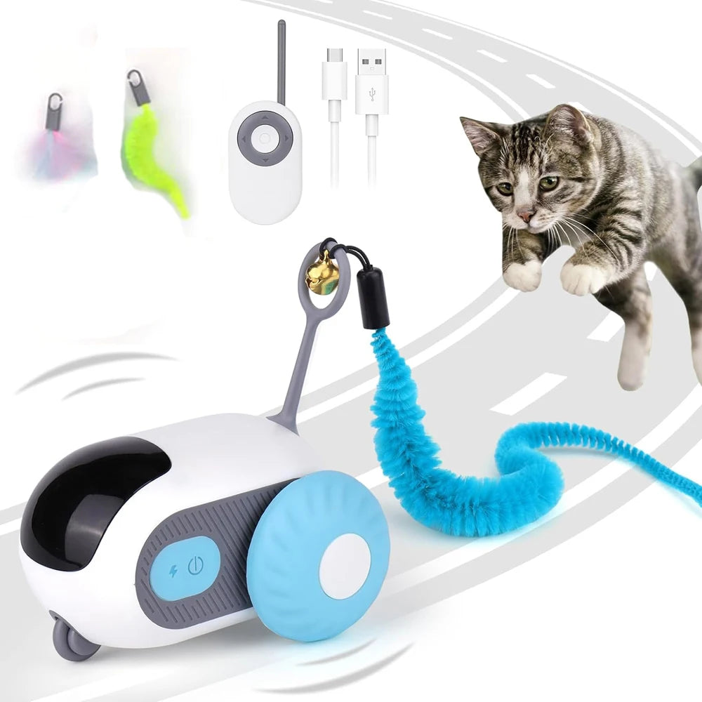 Smart Cat Toy with Remote Control for Interactive Play - Smarsty