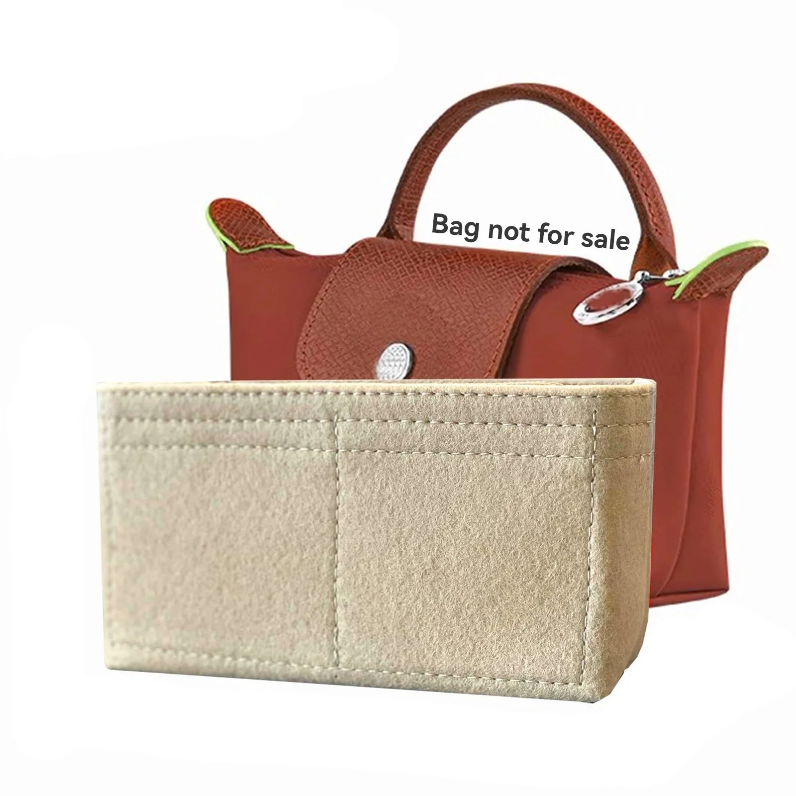 Bag Organizer For Longchamp Mini Bag Storage Bag The Liner Bag Felt Purse Insert Handbag Liner Bag