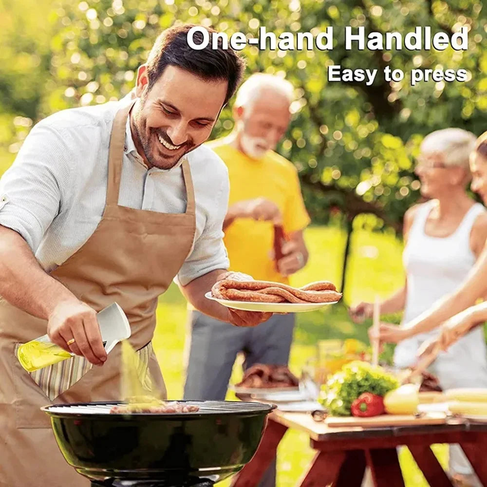 200ml 300ml 500ml Oil Spray Bottle Kitchen Cooking Olive Oil Dispenser Camping BBQ Baking Vinegar Soy Sauce Sprayer Containers by Smarsty