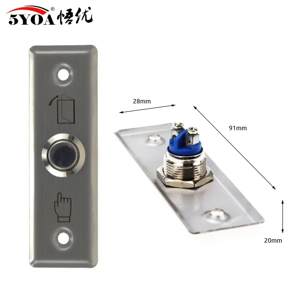 No Touch Exit Push Button Door Access Control - Smarsty
