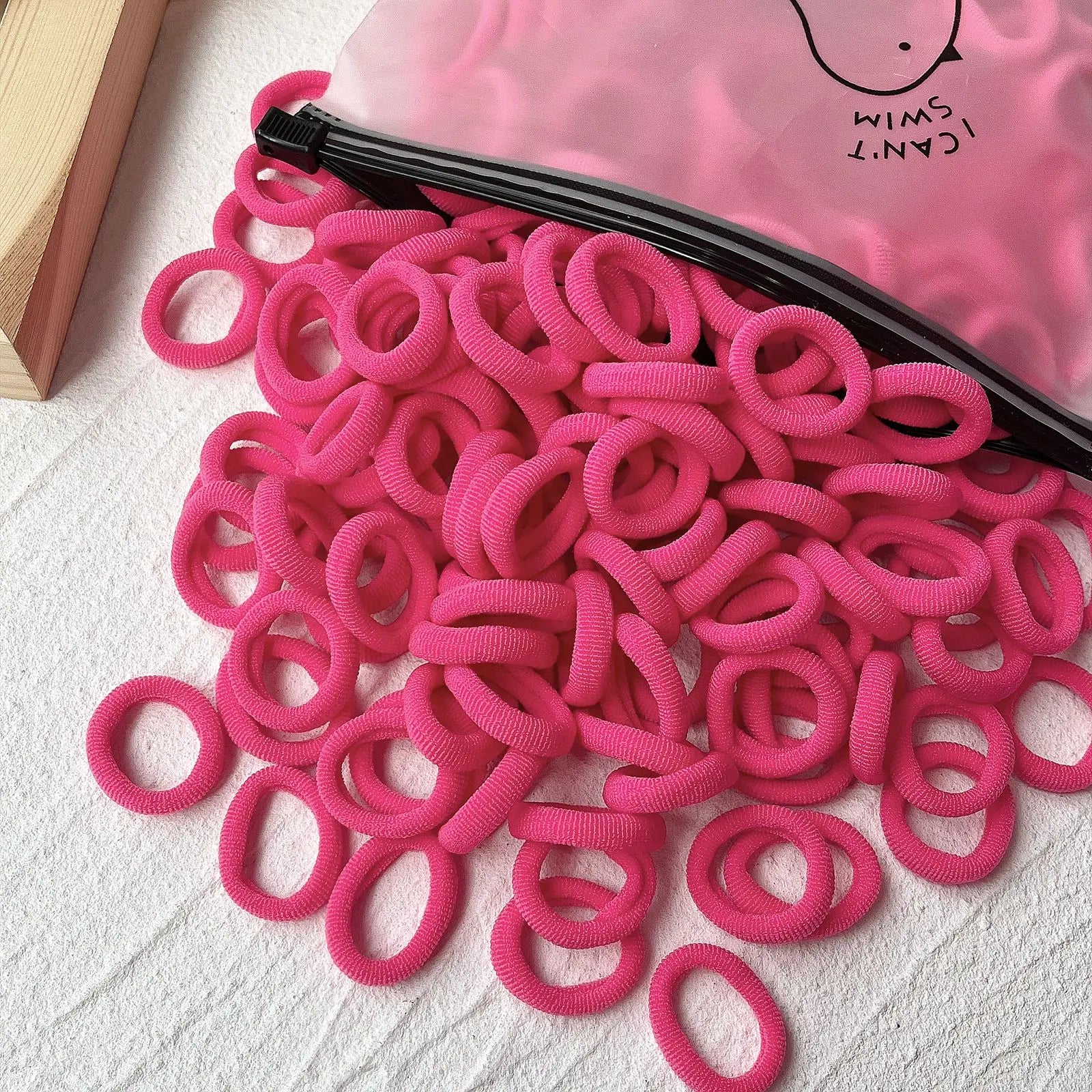 Kids Colorful Elastic Hair Bands Soft Non Slip Scrunchies - Smarsty