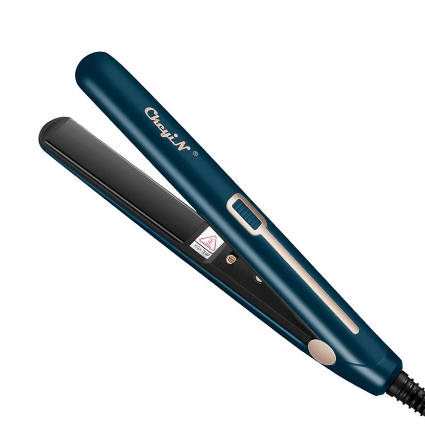 CkeyiN Mini Hair Flat Iron 2 in 1 Portable Straightener and Curler - Smarsty