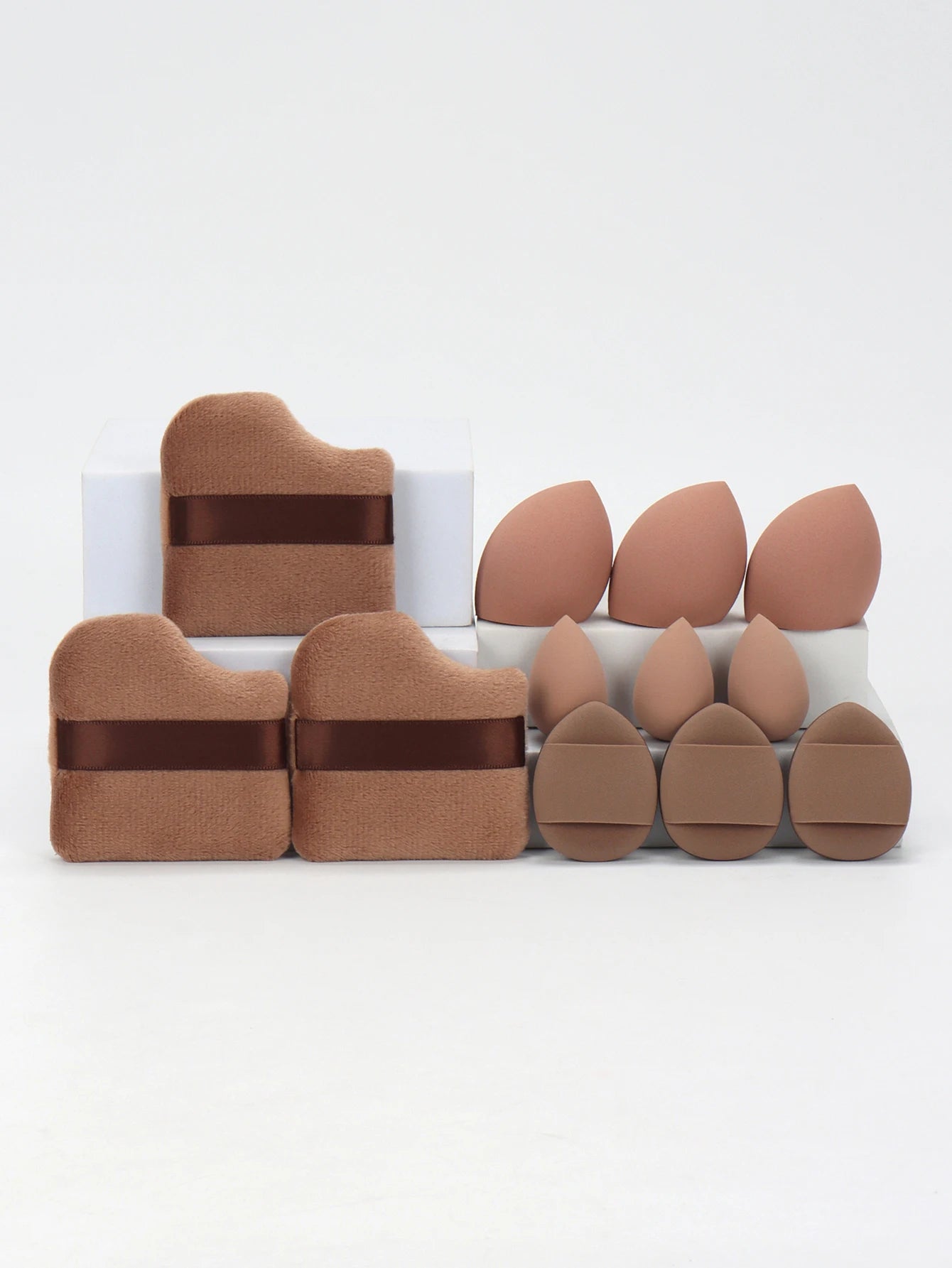12-Piece All-Purpose Makeup Sponge Set for Flawless Application - Smarsty