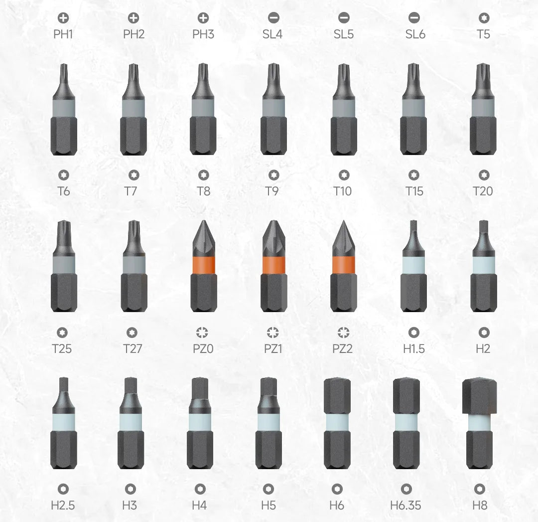 VMAN 40-in-1 Multi-Function Ratchet Screwdriver Kit with Magnetic Bits – Mini Repair Tool Set for PC, iPhone & Home Use