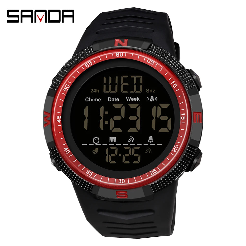 SANDA Military Sport Watch for Men Waterproof Shockproof Design - Smarsty