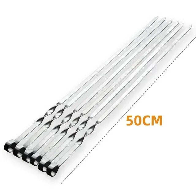 Stainless Steel BBQ Skewers Set for Easy Grilling - Smarsty