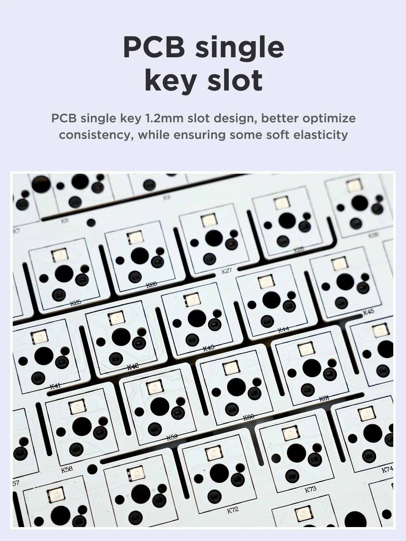 87 Key Mechanical Keyboard Tri Mode Wireless RGB Gasket