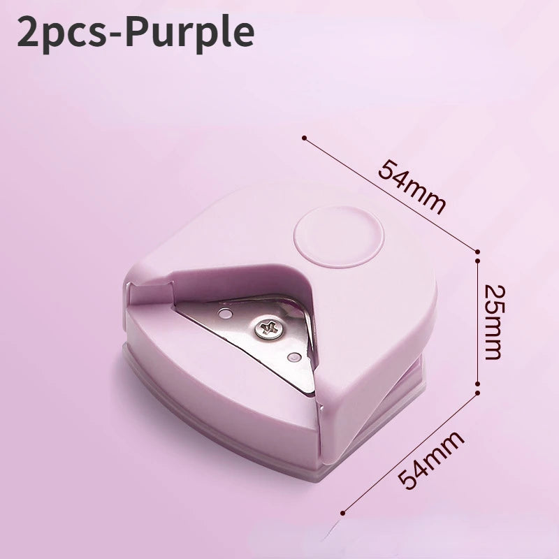 circle cutter button maker Corner round machine corner punching portable paper cutter card photo cutting - Smarsty