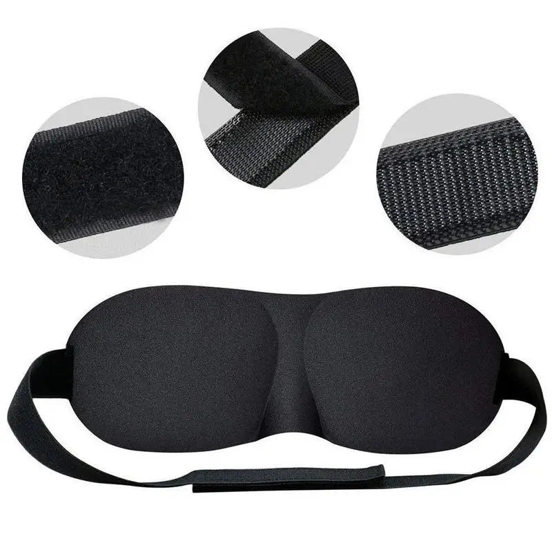 3D Sleep Mask for Travel Soft Eye Patch - Smarsty
