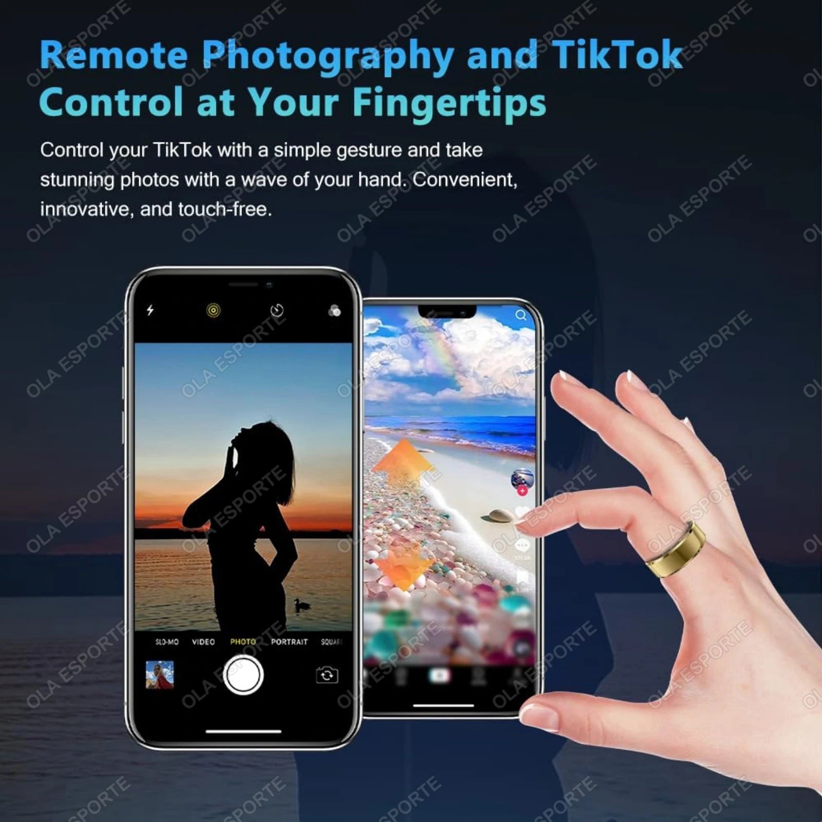 2025 Smart Ring Blood Pressure Heart Rate Sleep Monitoring Smartring IP68 & 5ATM Waterproof Multi-sport Mode Smartring Man Women - Smarsty