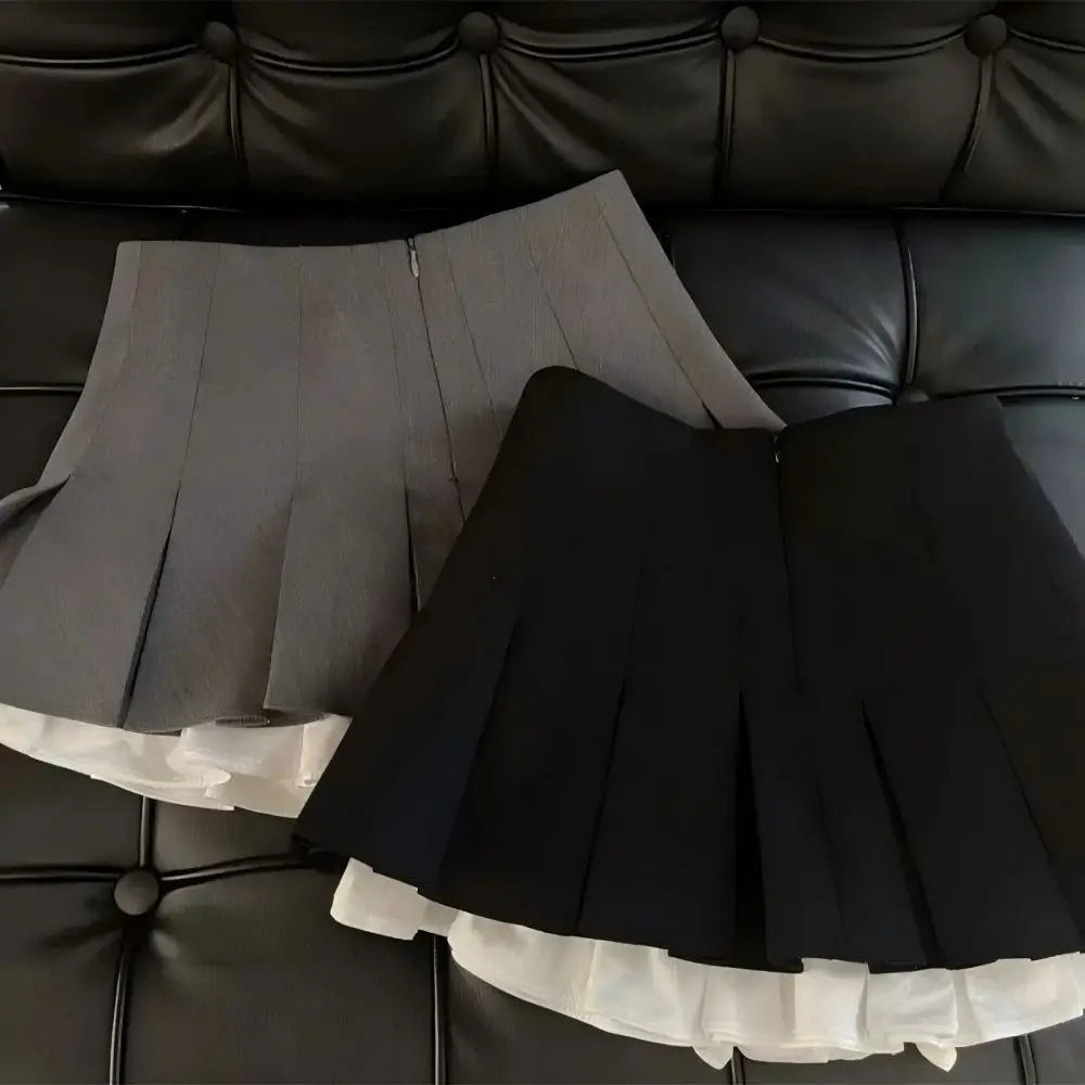 Silver Sequin Skirt Woman High Waist Mini Skirt Woman Fashion Shiny Glitter Elegant Short Skirts For Women Y2k Skirts - Smarsty