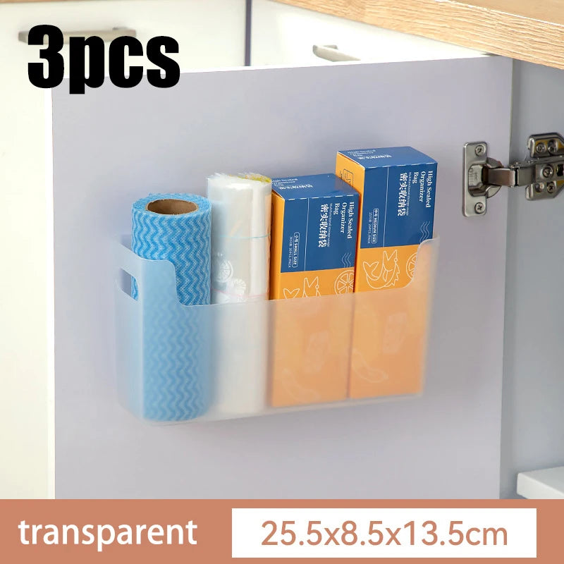 Non Perforated Cling Film Rack For Kitchen Organization - Smarsty
