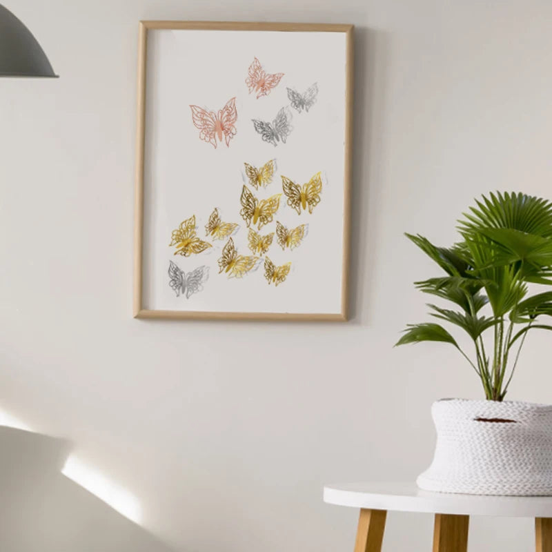 3D Hollow Butterfly Wall Stickers for Kids Room Decor - Smarsty