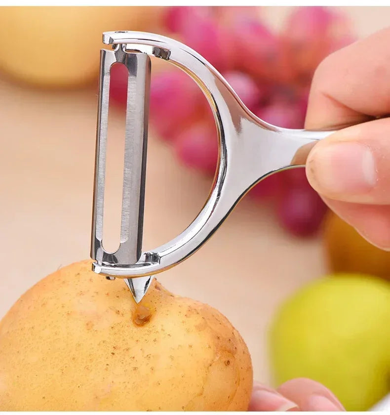 304 Stainless Steel Y-Shaped Potato Apple Peeler Rotatable Fruits Peeler Peeling Tool Kitchen Gadgets Fruit Vegetable Tools by Smarsty