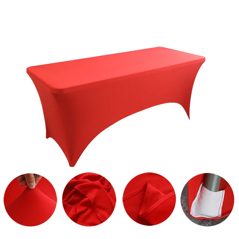 Stretch Spandex Table Cover for Rectangular Tables - Smarsty