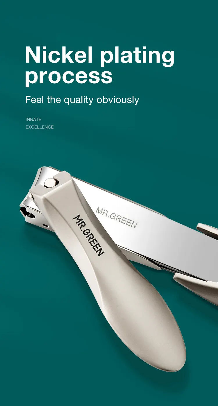 MR GREEN Anti Splash Stainless Steel Nail Clippers - Smarsty