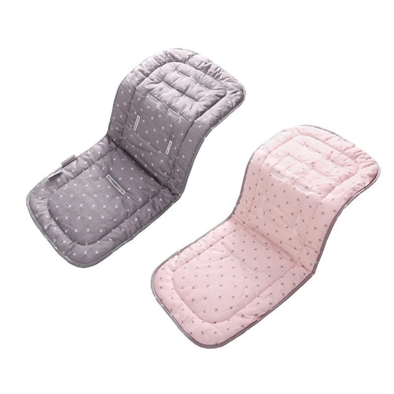 Comfortable Cotton Baby Stroller Pad Four Seasons General Soft Seat Cushion Child Cart Seat Mat Kids Pushchair Cushion For 0-27M by Smarsty