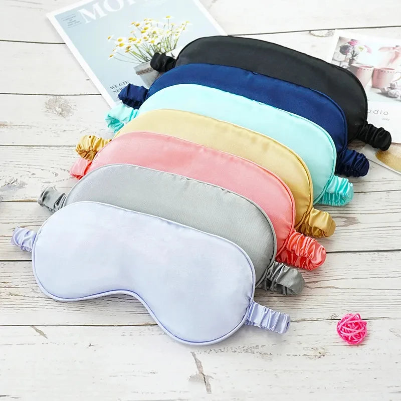 Imitated Silk Sleep Eye Mask for Relaxation and Comfort - Smarsty