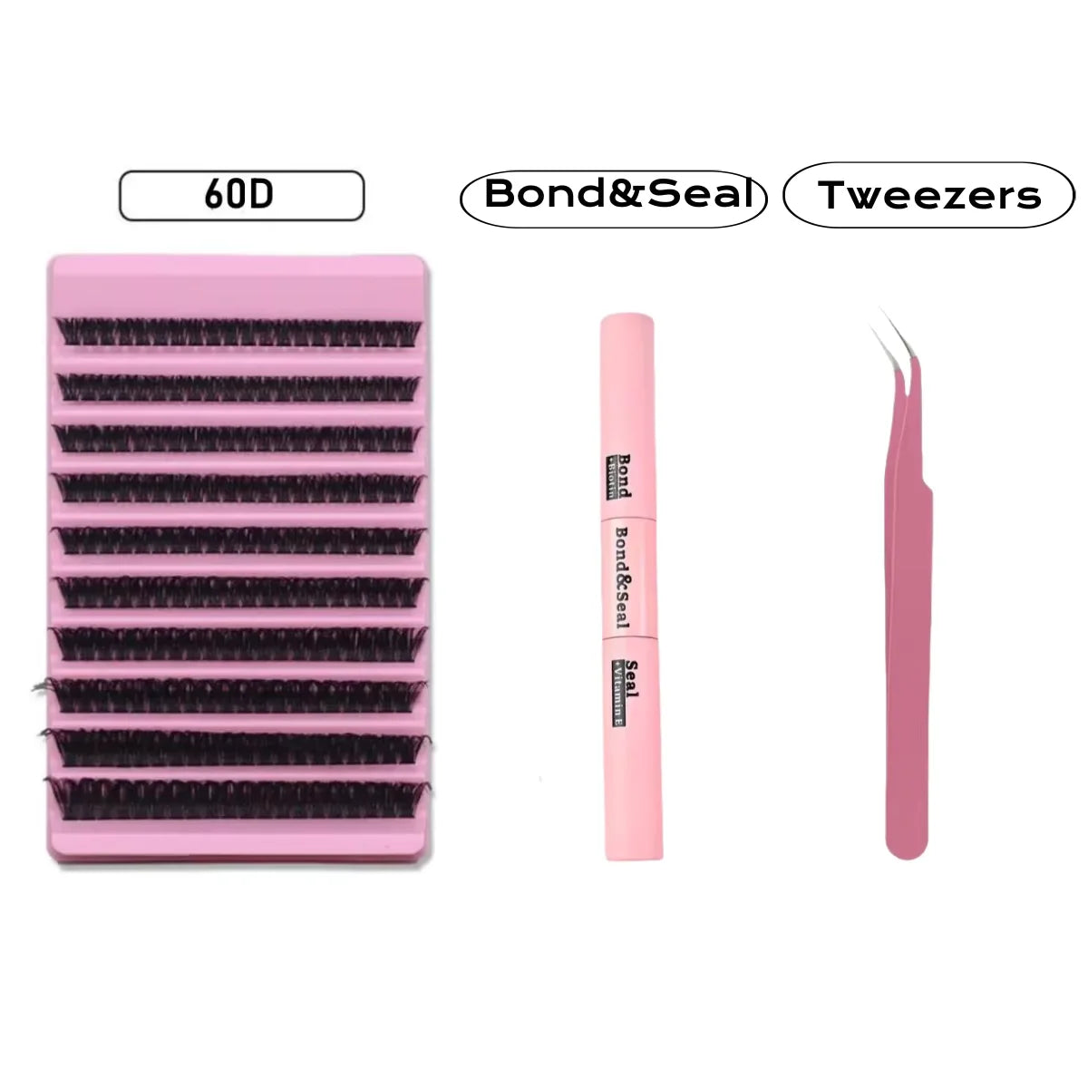 MIAOJIE DIY Eyelash Set with 200 Individual Lashes - Smarsty