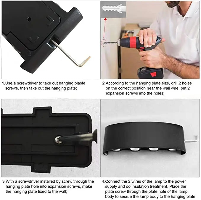 Modern LED Wall Sconces for Indoor Outdoor Lighting - Smarsty
