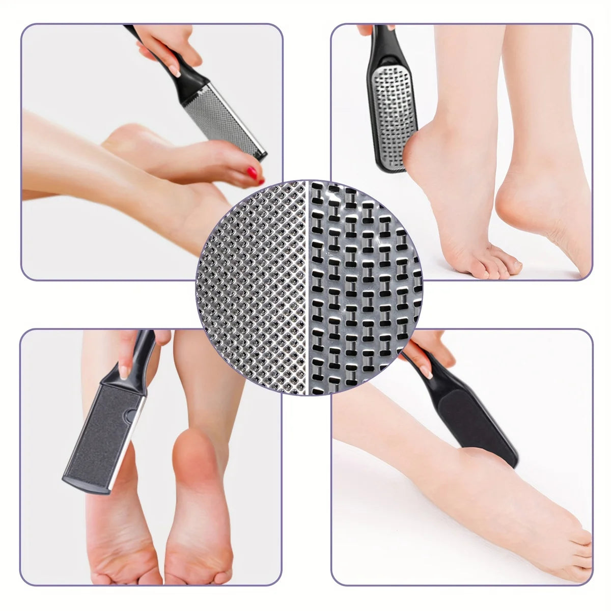 Stainless Steel Pedicure Set for Exfoliating Calluses - Smarsty