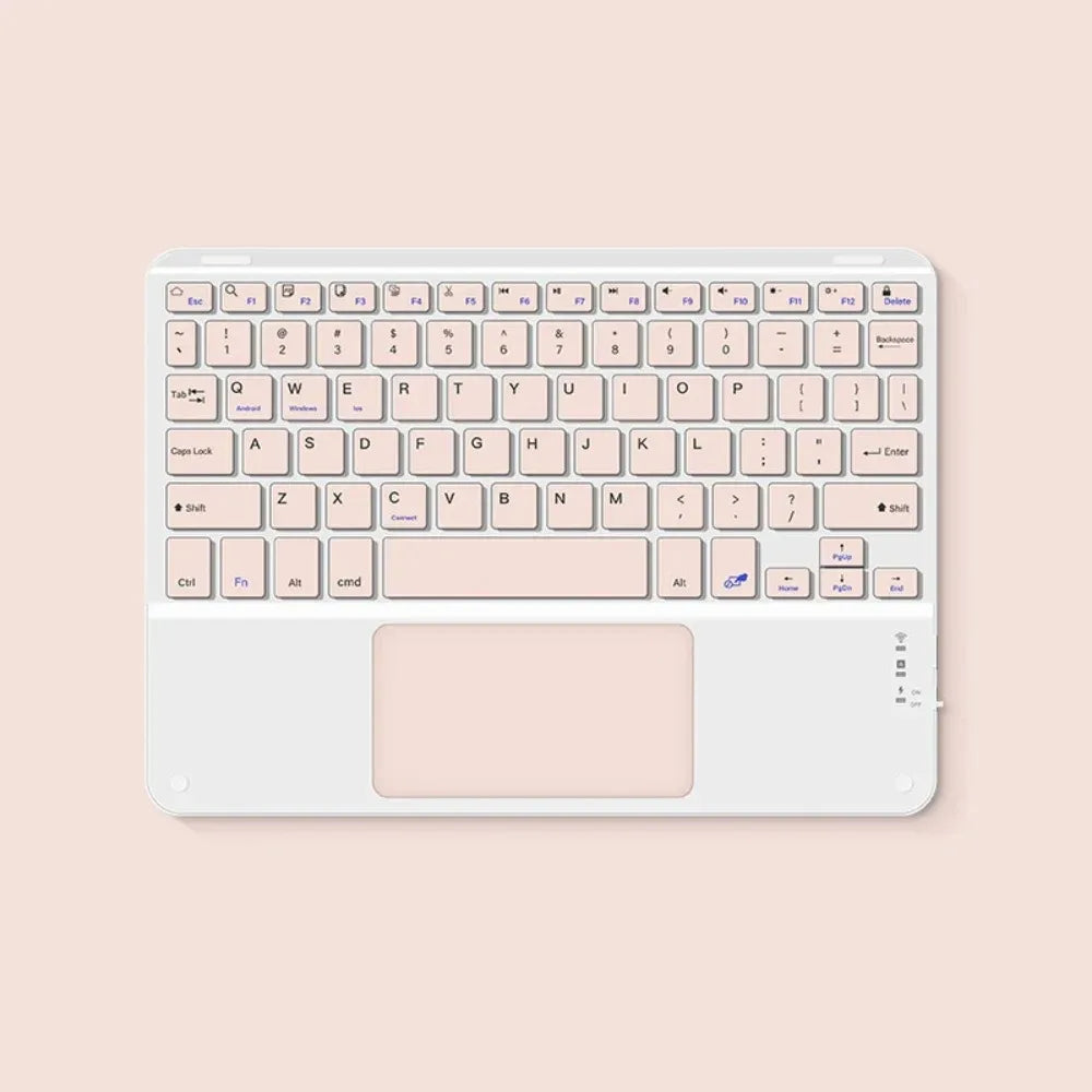 Bluetooth Keyboard 10 Inch For iPad Rechargeable Universal