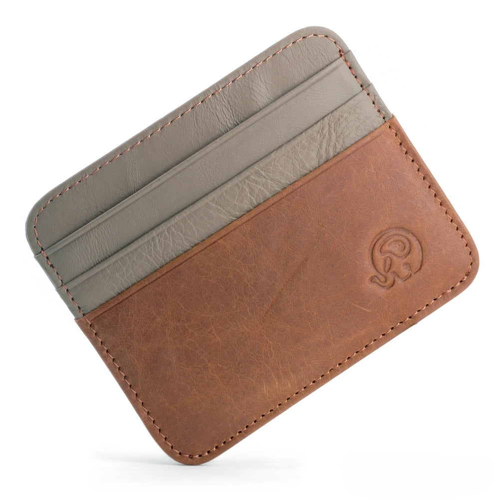 Little Elephant Head Leather Coin Purse Driver's Licence Card Holder Coin Case Card Holder Bus Card Holder Driver's Licence Case