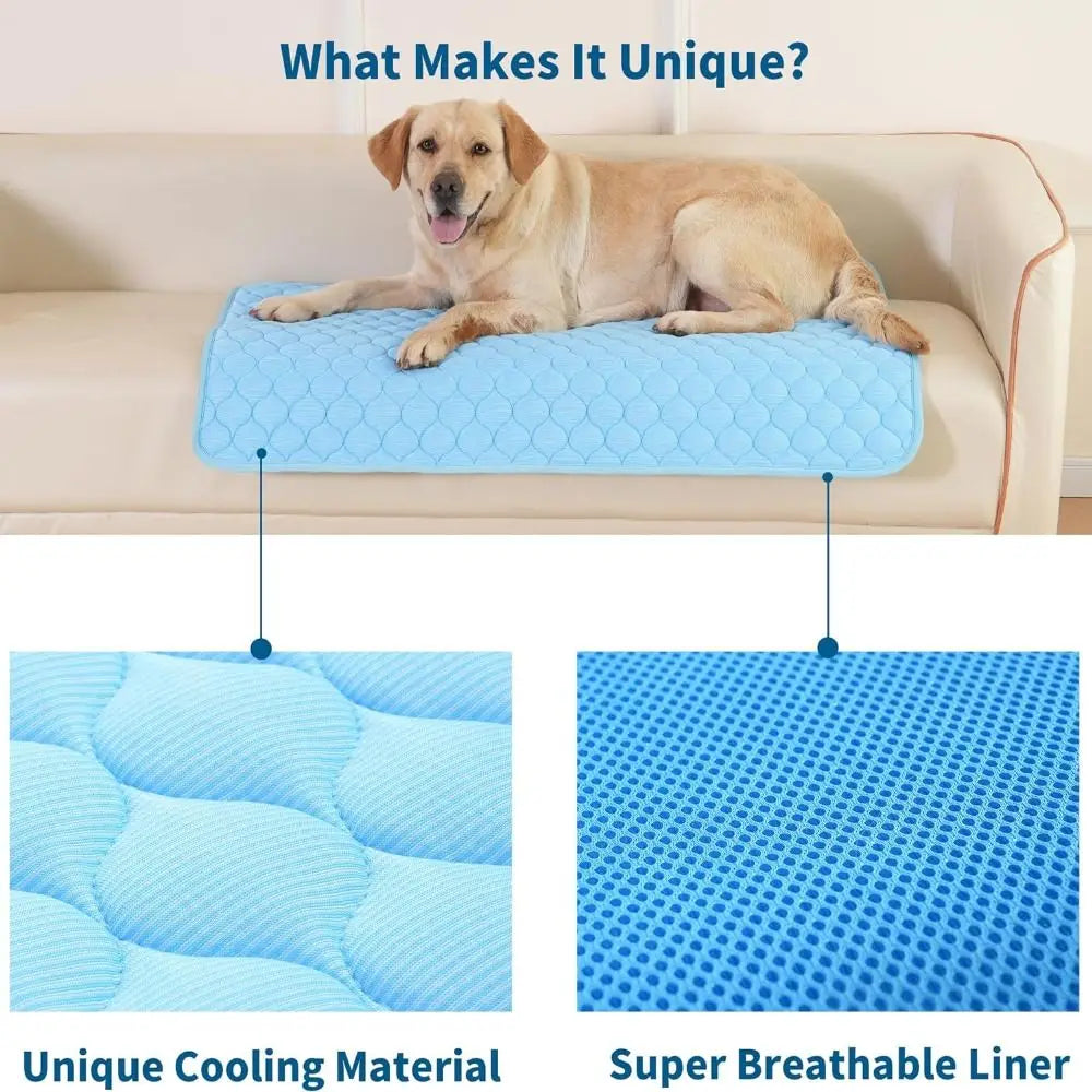 Cooling Summer Dog Mat Breathable Pet Bed Washable - Smarsty