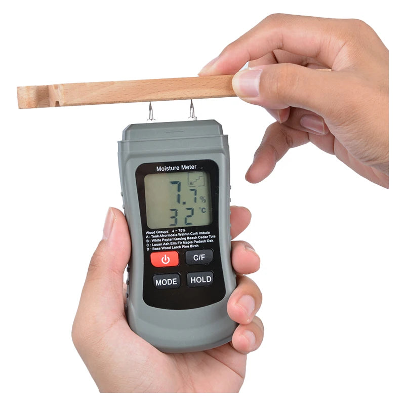 Portable Wood Moisture Meter with Digital Display - Smarsty