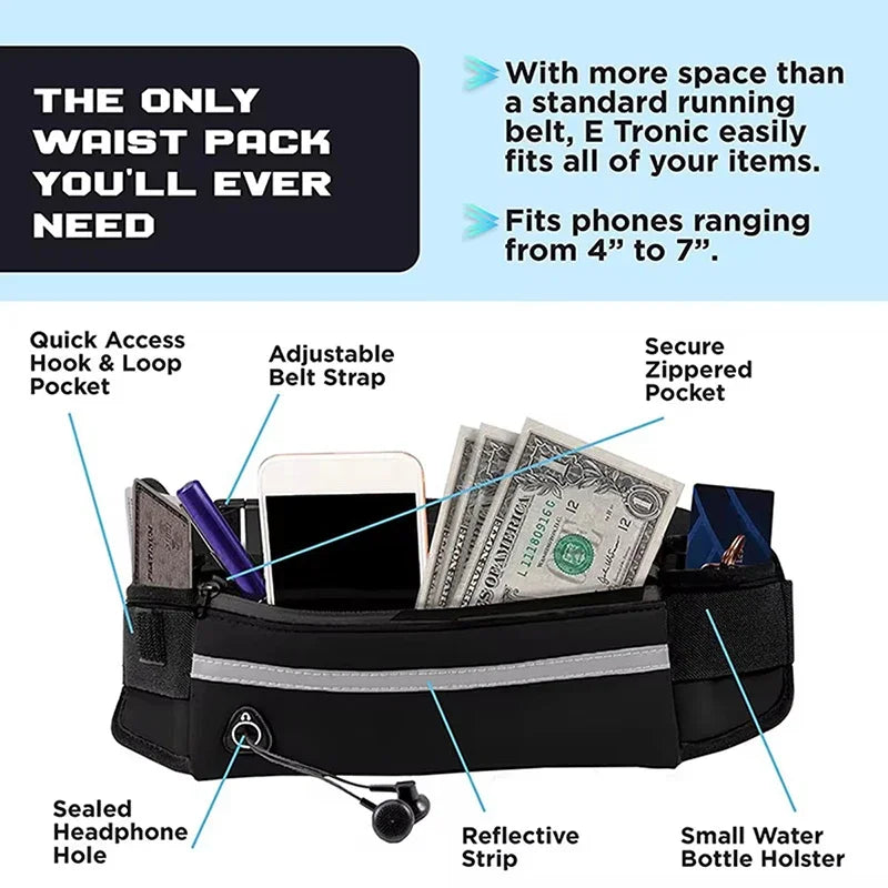 Hands Free Dog Leash with Reflective Elastic Belt - Smarsty