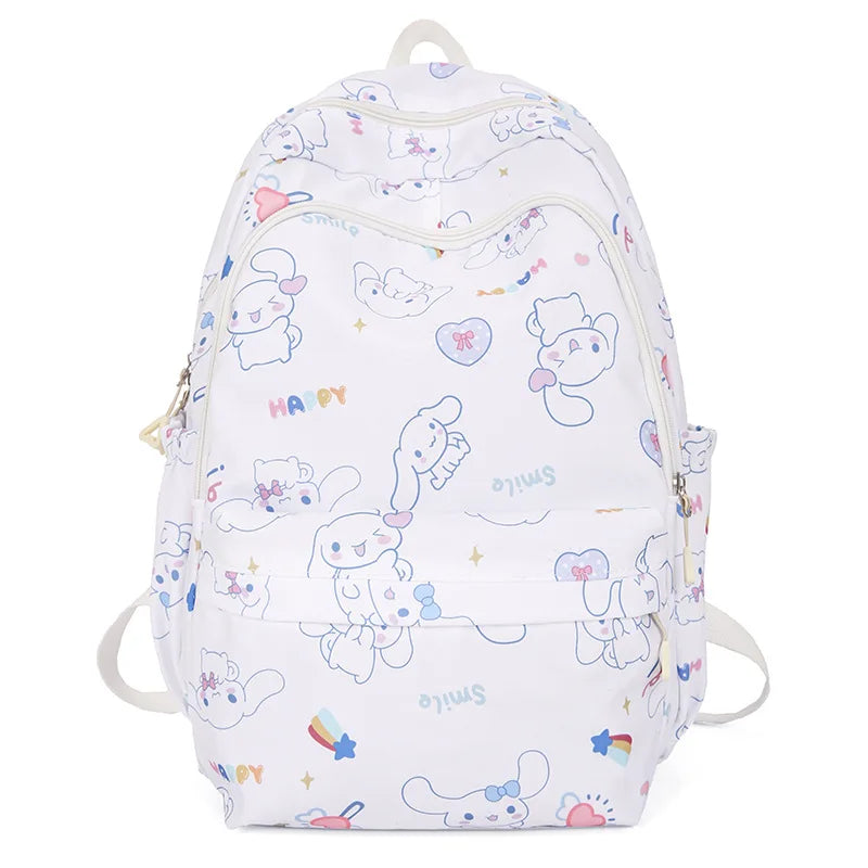 Cinnamoroll Anime Cartoon Large Capacity Kids Backpack - Smarsty