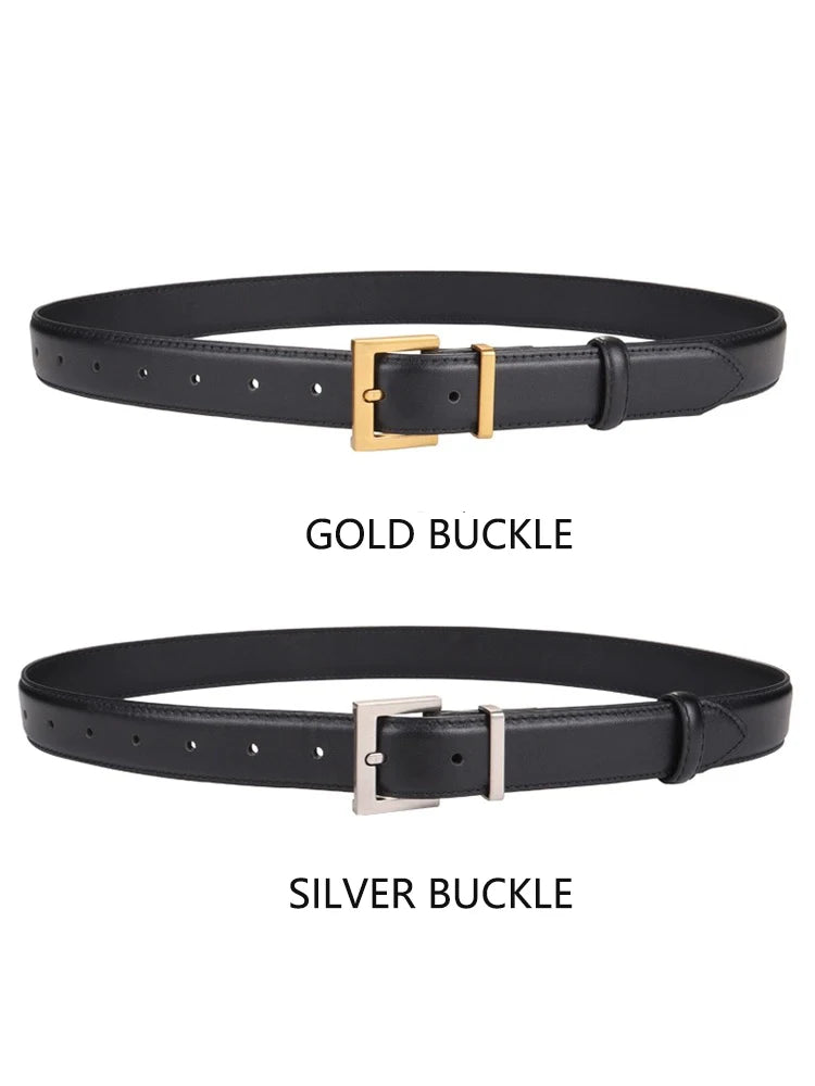Luxury Double Genuine Leather Belt for Women - Smarsty
