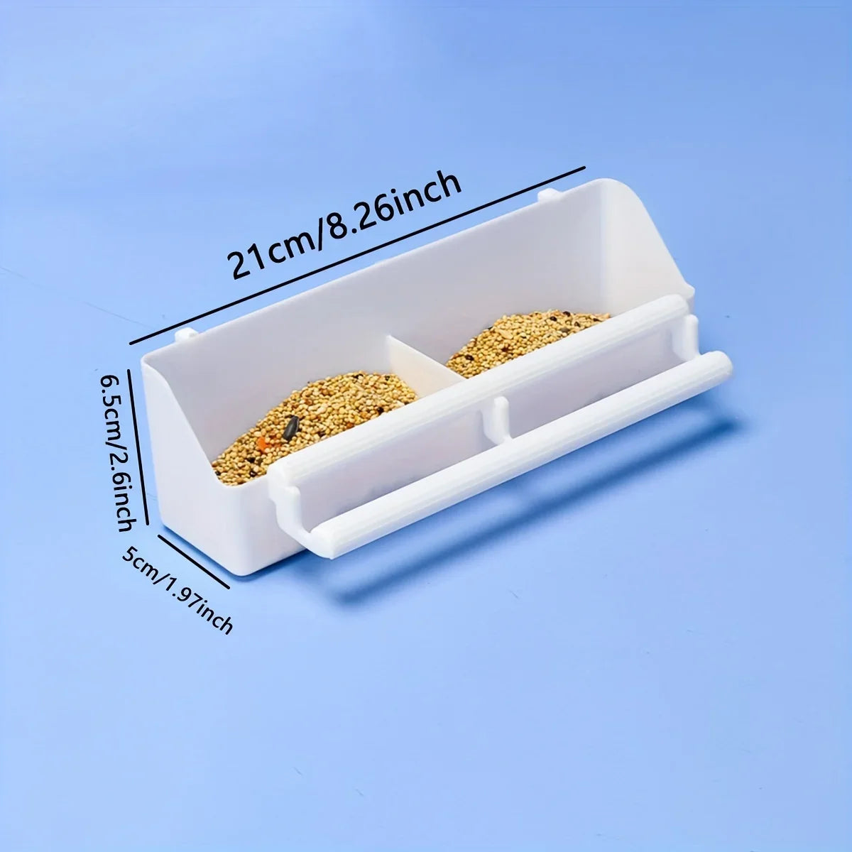 Double Grid Parrot Feeder for Easy Bird Feeding - Smarsty
